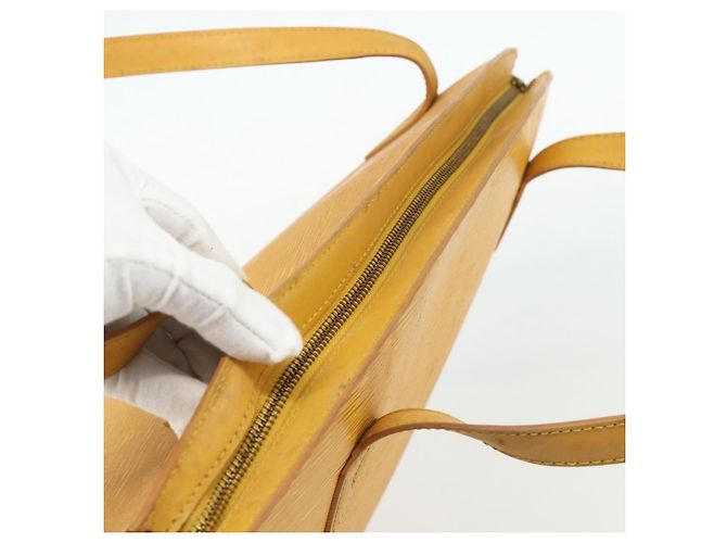 LOUIS VUITTON Epi Saint Jacques Shopping Bag Giallo M52269 LV Auth ka4227 - vista 6