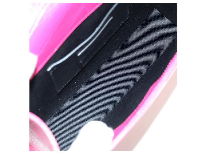 Bolso de Hombro con Cadena SAINT LAURENT de Cuero Rosa Plata 175043SAM - vista 11
