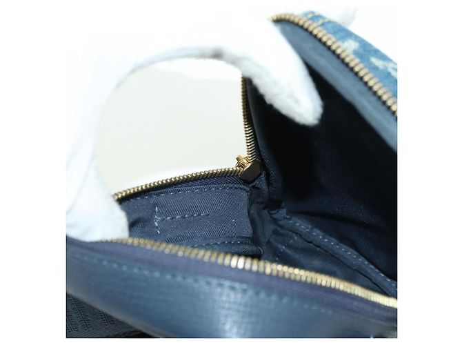 Bolso de Doble Teléfono Louis Vuitton Denim LVxNIGO Blue M81060 Auth 170550SM Azul - vista 22