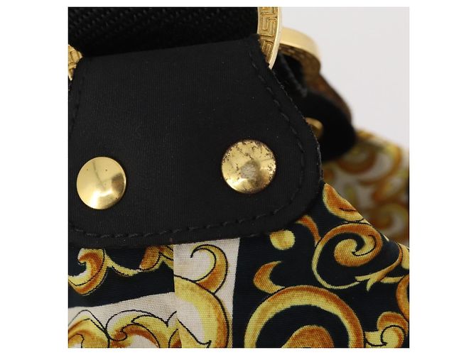 VERSACE Schultertasche Canvas Multicolor Gold Authentisch BA12046A Mehrfarben Golden - Ansicht 10