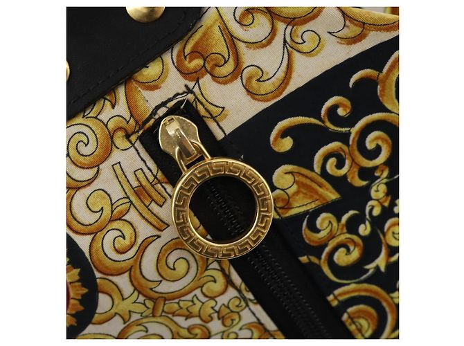 VERSACE Schultertasche Canvas Multicolor Gold Authentisch BA12046A Mehrfarben Golden - Ansicht 11