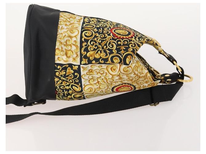VERSACE Schultertasche Canvas Multicolor Gold Authentisch BA12046A Mehrfarben Golden - Ansicht 3