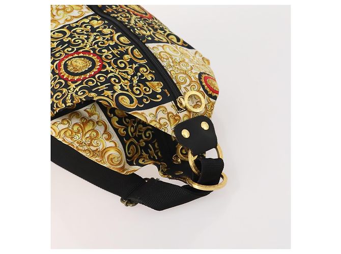 VERSACE Schultertasche Canvas Multicolor Gold Authentisch BA12046A Mehrfarben Golden - Ansicht 6