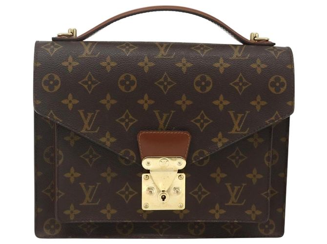 LOUIS VUITTON Borsa Monogram Monceau 28 M51185 LV Auth 178656 Monogramma - vista 13