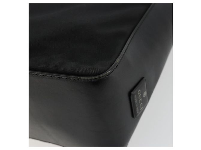 Borsa a Spalla GUCCI Nylon Nero Argento 001 3766 Auth ep14364 - vista 15