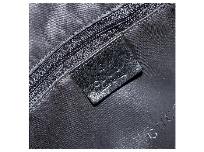 Borsa a Spalla GUCCI Nylon Nero Argento 001 3766 Auth ep14364 - vista 18