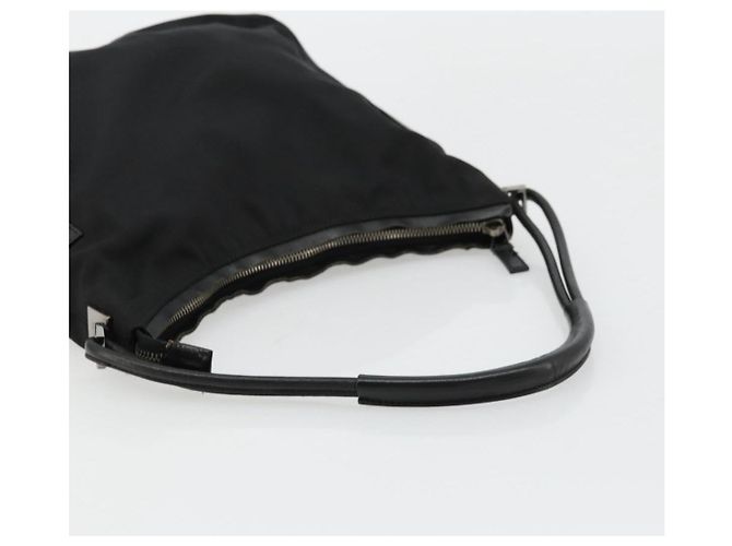 Borsa a Spalla GUCCI Nylon Nero Argento 001 3766 Auth ep14364 - vista 7