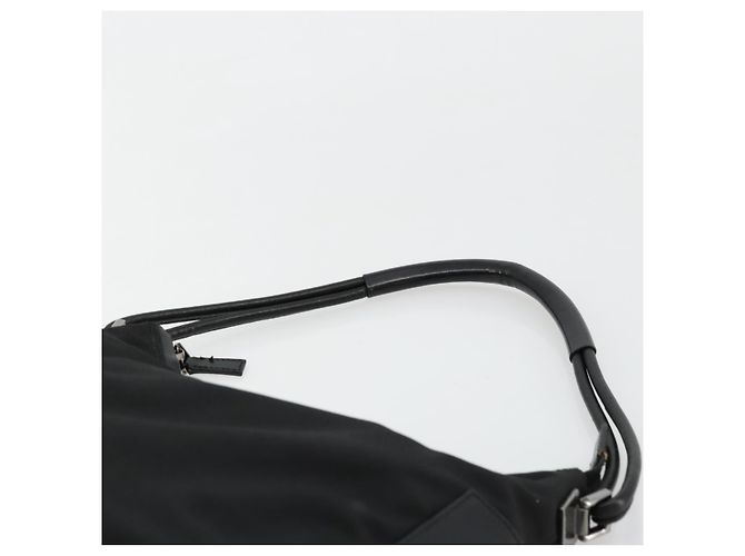 Borsa a Spalla GUCCI Nylon Nero Argento 001 3766 Auth ep14364 - vista 8