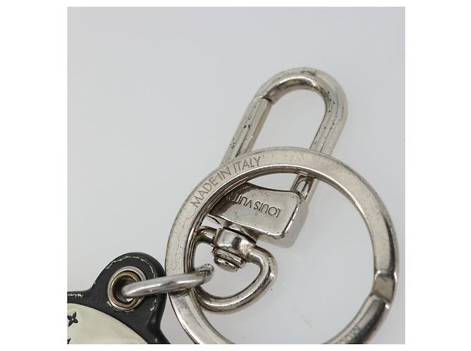 LOUIS VUITTON Schlüsselanhänger LV Dalmatia Rubber White M00746 Auth 177356 Weiß - Ansicht 11