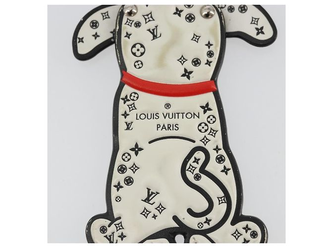 LOUIS VUITTON Schlüsselanhänger LV Dalmatia Rubber White M00746 Auth 177356 Weiß - Ansicht 15