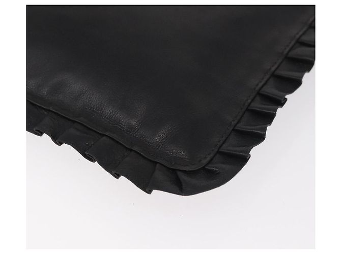 Borsa a tracolla Miu Miu in pelle nera Auth 177550 Nero - vista 16