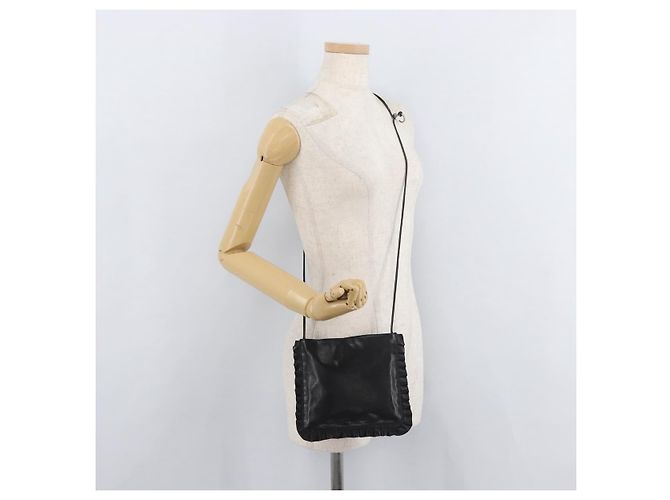 Borsa a tracolla Miu Miu in pelle nera Auth 177550 Nero - vista 20