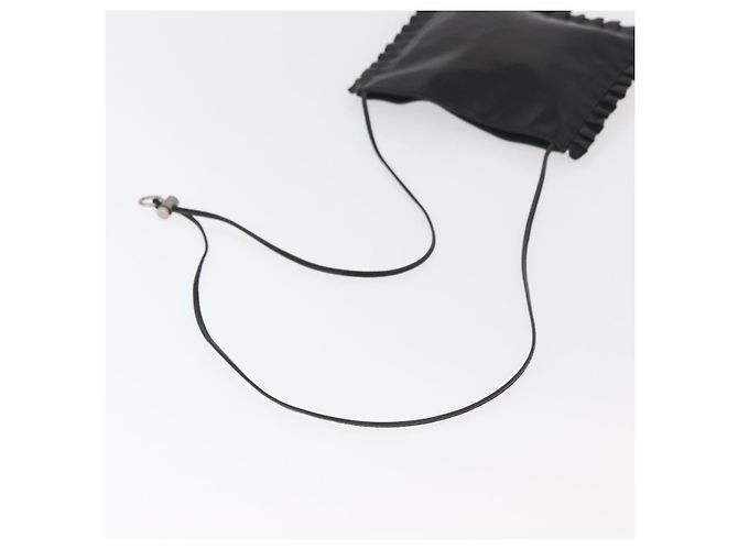 Borsa a tracolla Miu Miu in pelle nera Auth 177550 Nero - vista 7