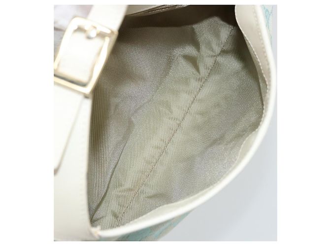 Borsa a Spalla Jackie GG Canvas GUCCI Azzurro Oro 001 4057 Auth 177714 D'oro Blu chiaro - vista 10
