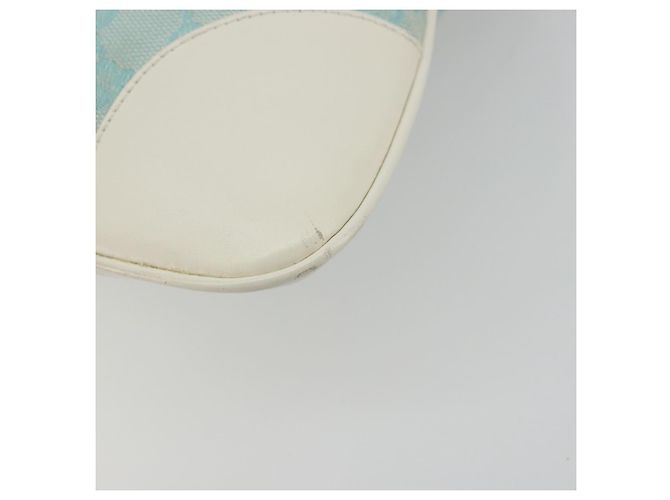 Borsa a Spalla Jackie GG Canvas GUCCI Azzurro Oro 001 4057 Auth 177714 D'oro Blu chiaro - vista 17