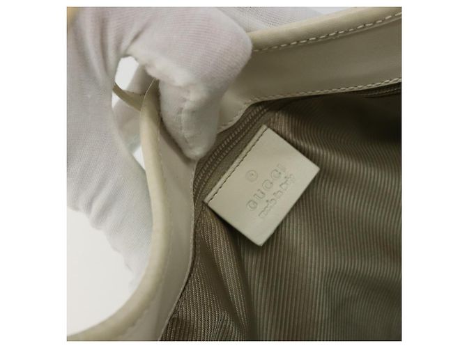 Borsa a Spalla Jackie GG Canvas GUCCI Azzurro Oro 001 4057 Auth 177714 D'oro Blu chiaro - vista 20