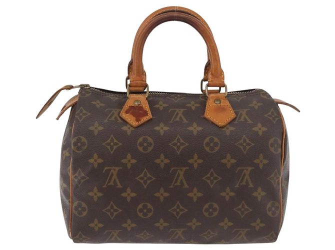 LOUIS VUITTON Borsa Monogram Speedy 25 M41528 LV Auth 168849 Monogramma - vista 2