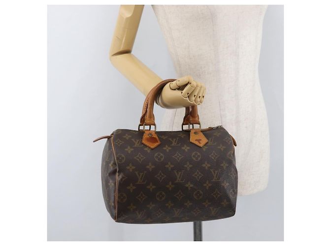 LOUIS VUITTON Borsa Monogram Speedy 25 M41528 LV Auth 168849 Monogramma - vista 21