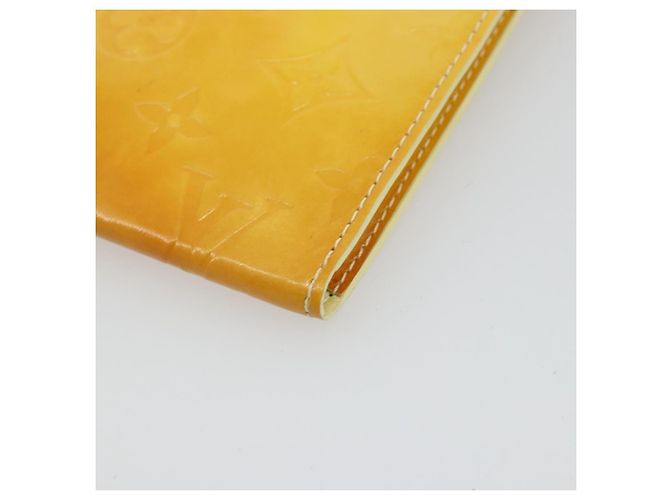 LOUIS VUITTON Monogram Vernis Kenmare Pouch Lime Yellow M91062 LV Auth bs34726A D'oro - vista 14