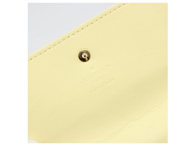 LOUIS VUITTON Monogram Vernis Kenmare Pouch Lime Yellow M91062 LV Auth bs34726A D'oro - vista 19