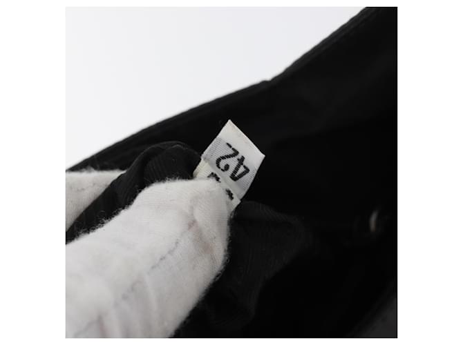 Borsa a Spalla PRADA Nylon Nero Argento Auth bs34797 - vista 11
