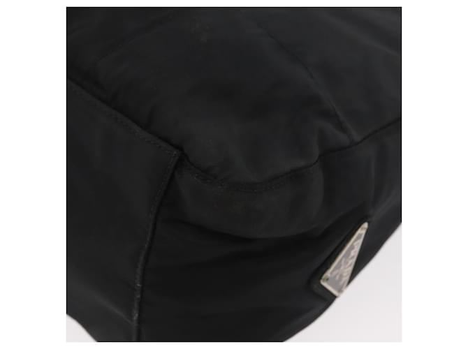 Borsa a Spalla PRADA Nylon Nero Argento Auth bs34797 - vista 17