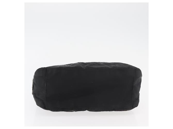 Borsa a Spalla PRADA Nylon Nero Argento Auth bs34797 - vista 5
