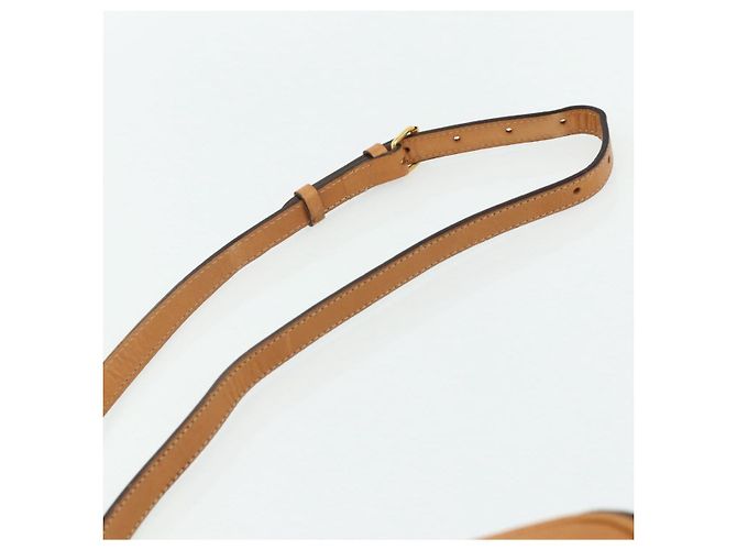 16 Céline CELINE Macadam Canvas Schultertasche PVC Leder Braun Gold Authentisch fm5323 Golden - Ansicht 8