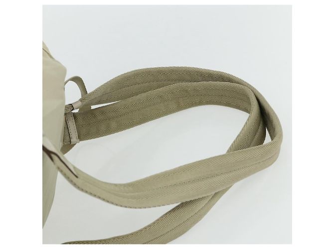 PRADA Backpack Nylon Ivory Silver Auth am11437 Silvery Cream - view 14