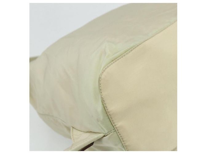 PRADA Backpack Nylon Ivory Silver Auth am11437 Silvery Cream - view 18