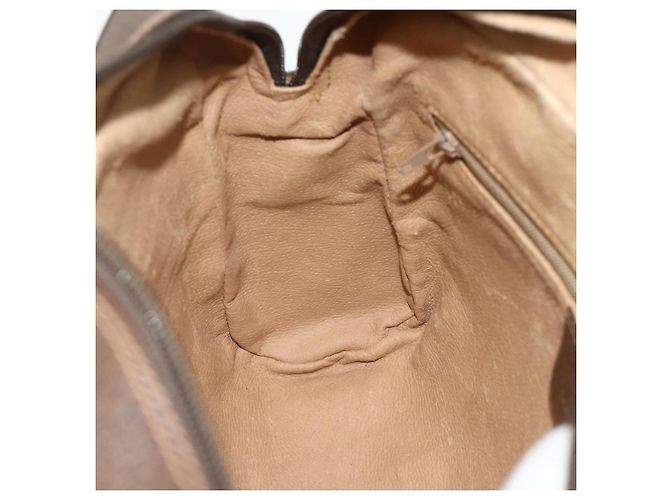 Borsa GUCCI GG Supreme Web Sherry Line PVC Beige Oro 119 02 088 Auth 178473 D'oro - vista 20