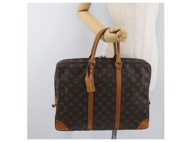 LOUIS VUITTON Monogram Porte Documents Voyage Business Bag M53361 Auth bs34848 Monogramma - vista 26