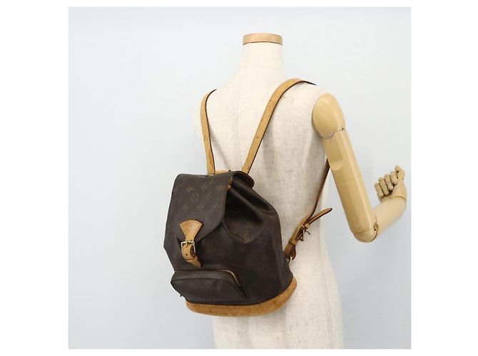 LOUIS VUITTON Monogram Montsouris MM Rucksack M51136 LV Auth am11442 Monogramm - Ansicht 22