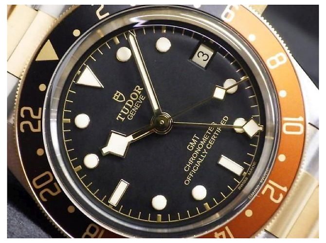 Autre Marque TUDOR black bay GMT S &G Ref.79833MN Masculino Prata - vista 2