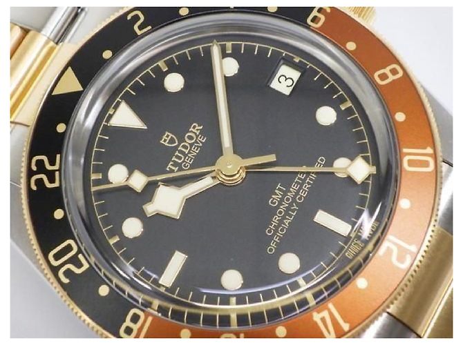 Autre Marque TUDOR black bay GMT S &G Ref.79833MN Masculino Prata - vista 3