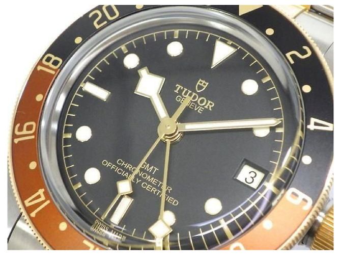 Autre Marque TUDOR black bay GMT S &G Ref.79833MN Masculino Prata - vista 4