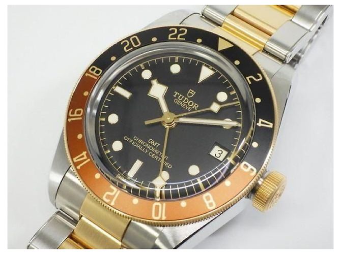 Autre Marque TUDOR black bay GMT S &G Ref.79833MN Masculino Prata - vista 5