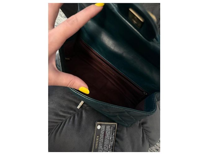 Borsa Chanel 19 Castle Rock Small Flap Bag Verde Smeraldo Verde scuro - vista 5