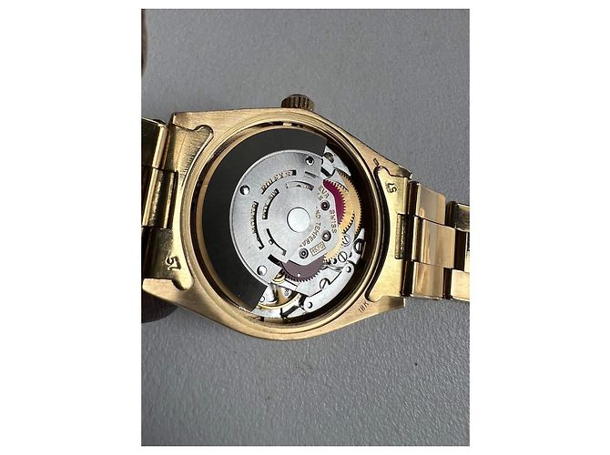 Rolex Oyster Perpetual in oro giallo 18k Bianco D'oro - vista 12