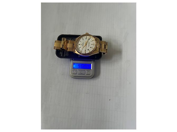 Rolex Oyster Perpetual in oro giallo 18k Bianco D'oro - vista 15