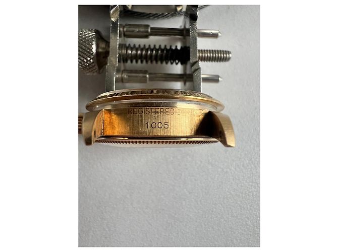 Rolex Oyster Perpetual in oro giallo 18k Bianco D'oro - vista 5