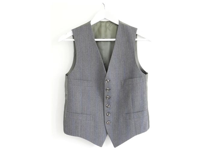 Autre Marque Havre Studio Traje de 3 Piezas de Lana Gris - vista 7