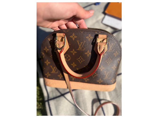 Louis Vuitton Monogram Alma BB Castaño - vista 7