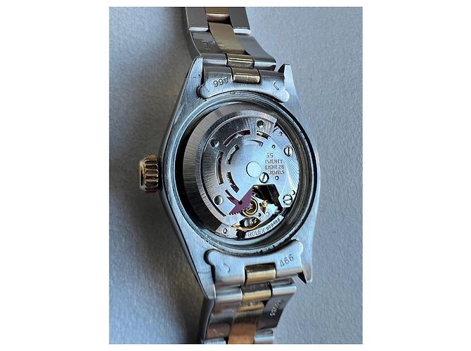 Rolex Oyster Perpetual Two-Tone Silber Golden - Ansicht 5