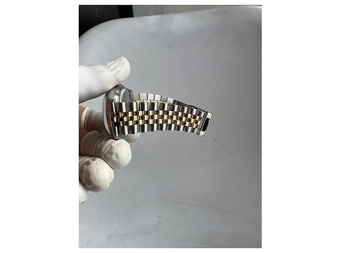 Rolex Datejust 16013 Bicolore Quadrante Blu Diamanti D'oro - vista 7