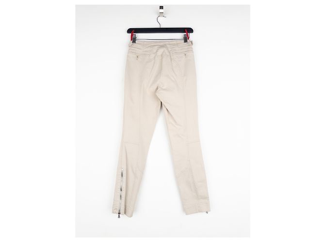 Prada 2000s Astro Moto Biker Hose Beige - Ansicht 2