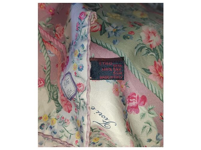 Etro Sciarpa in Seta Stampa Floreale 90cm - vista 5