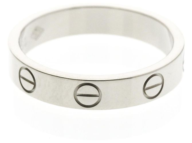 Cartier Mini Love Ring aus Weißgold Silber - Ansicht 3