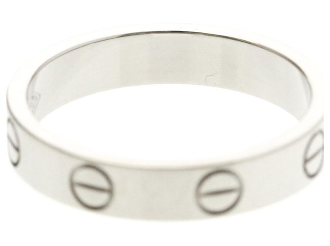 Cartier Mini Love Ring aus Weißgold Silber - Ansicht 7