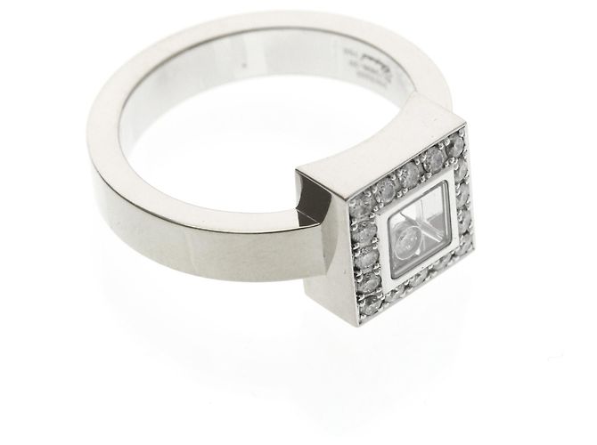 Anillo Happy Diamonds de Chopard en oro blanco Plata - vista 9